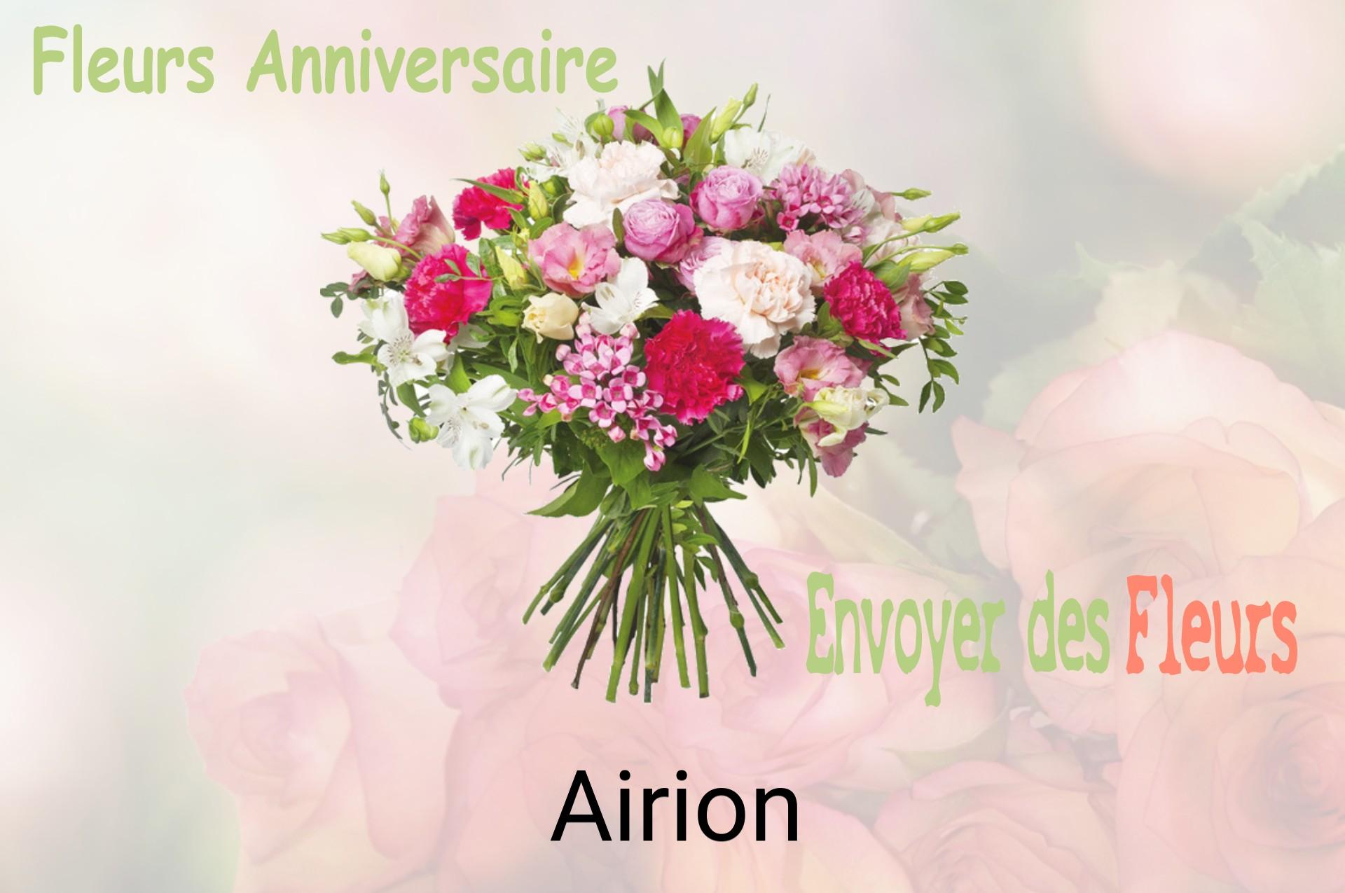 Bouquet de fleurs d’anniversaire livré à Airion