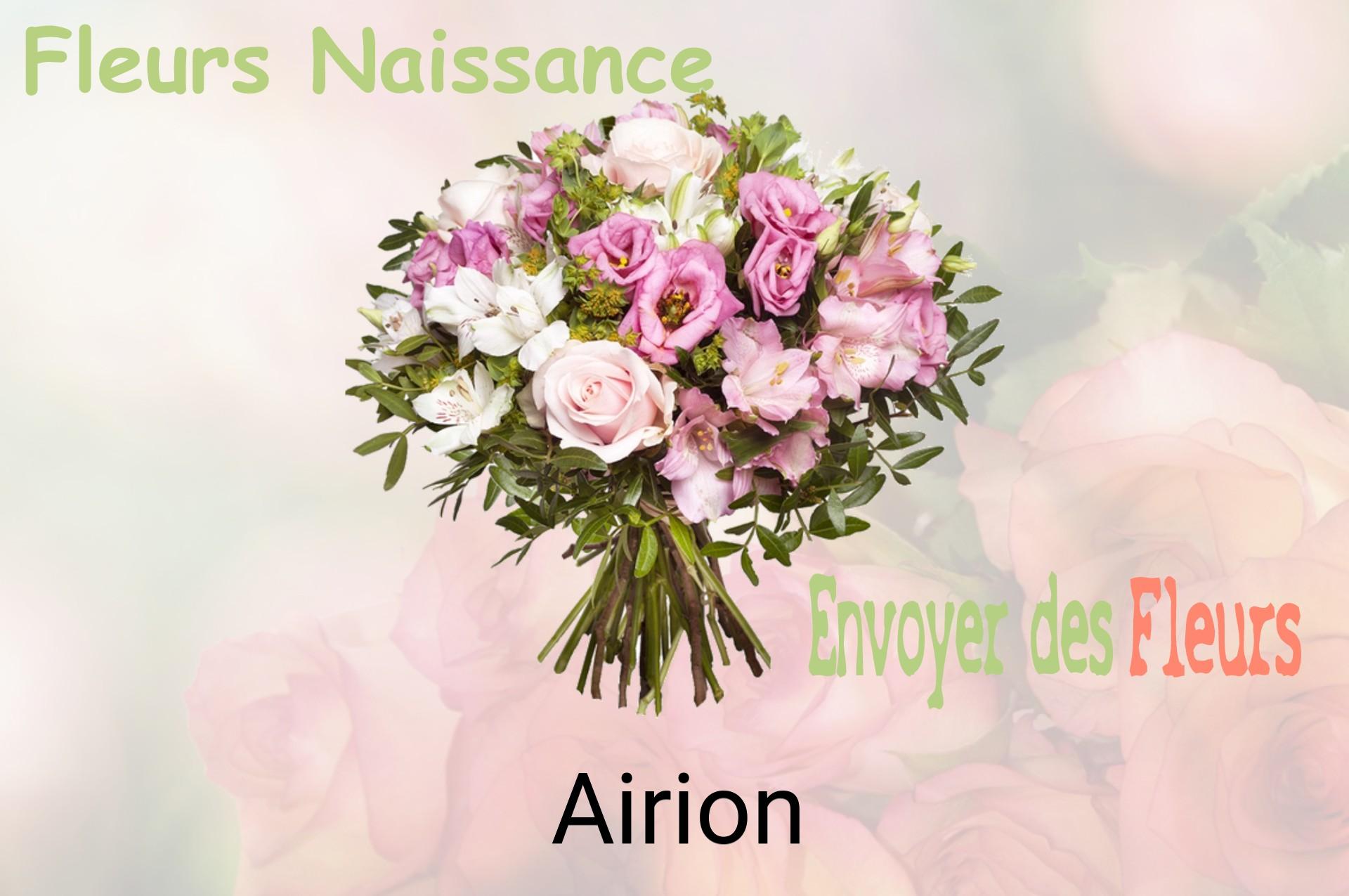 Bouquet de fleurs de naissance livré à Airion